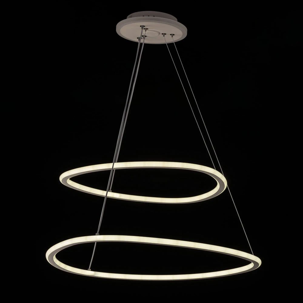 Citilux ТRIO CL215B060E LED Люстра подвесная с пультом Белая