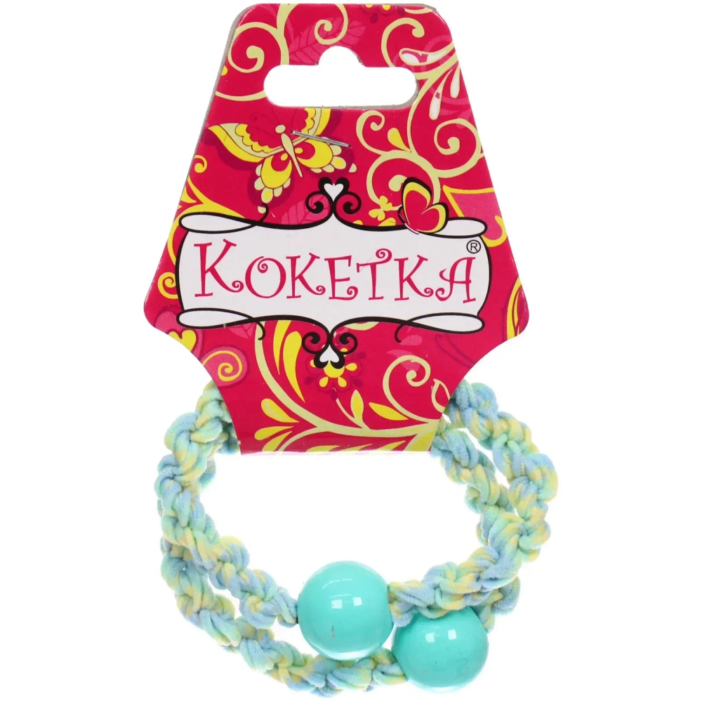 Резинки для волос 2шт «Грация», шарики, микс 6 цветов, d-5,5см