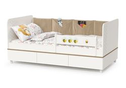 Комплект детской мебели Эльга белый шагрень / дуб белый комплектация 2