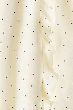 H&M Платье с оборками, светло-желтый