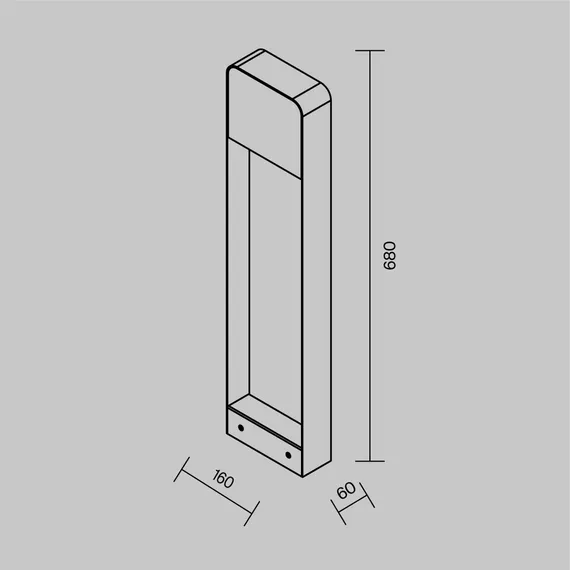 Ландшафтный светильник Портал / Porte 3000К 5Вт IP 54 Outdoor o481fl-l7bwd3k