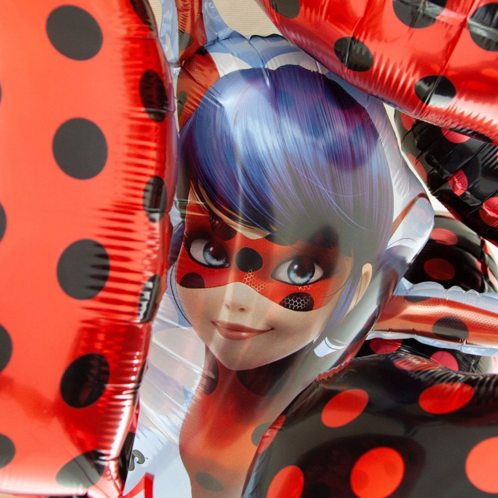 Шар (33"/84 см) Фигура, Леди Баг 1 шт.