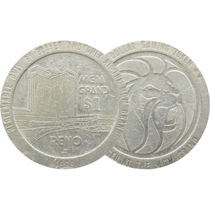MGM Grand Casino $1 Token №1