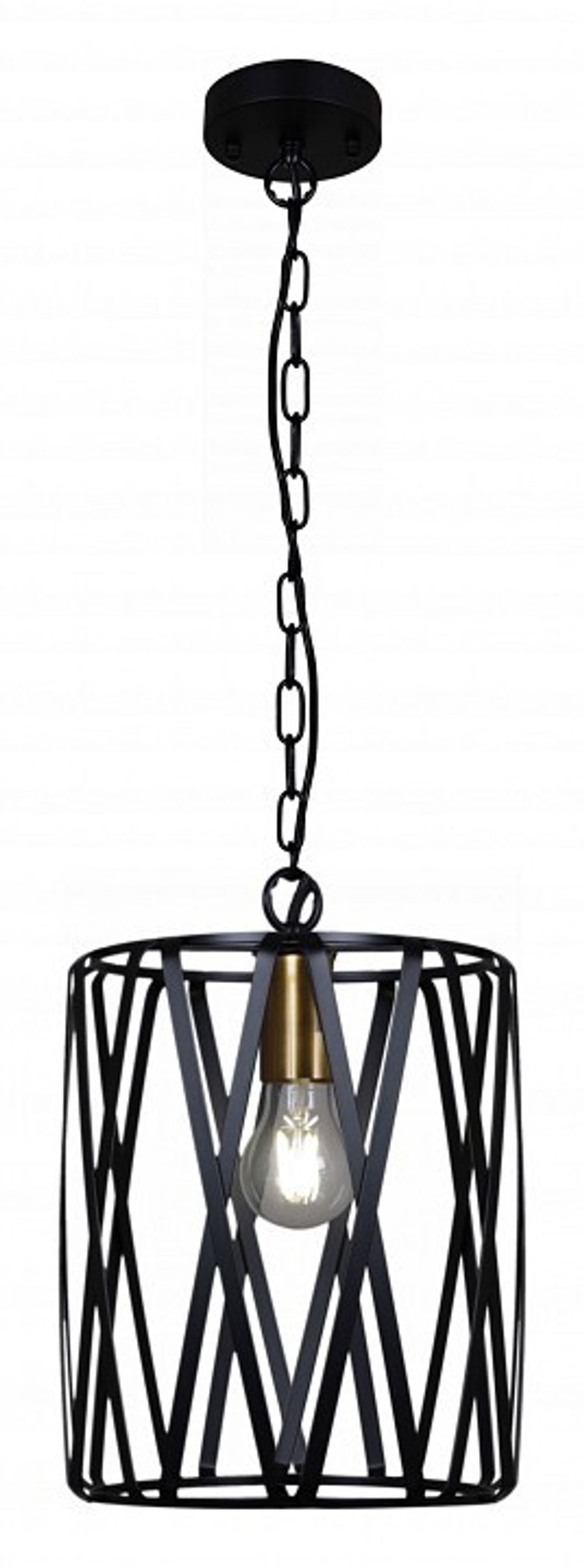 Подвесной светильник ILLUMICO  IL1023-1PB-05 BK GD