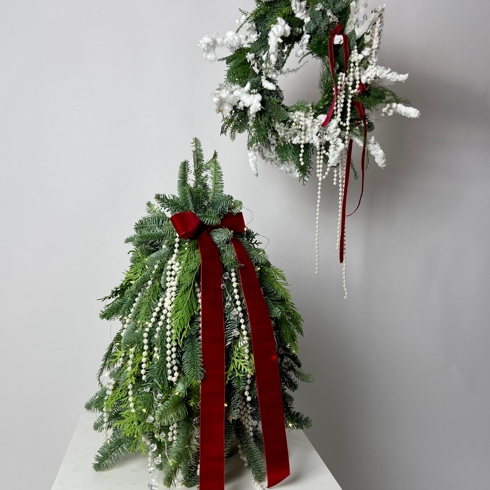 Венок Снежная хвоя