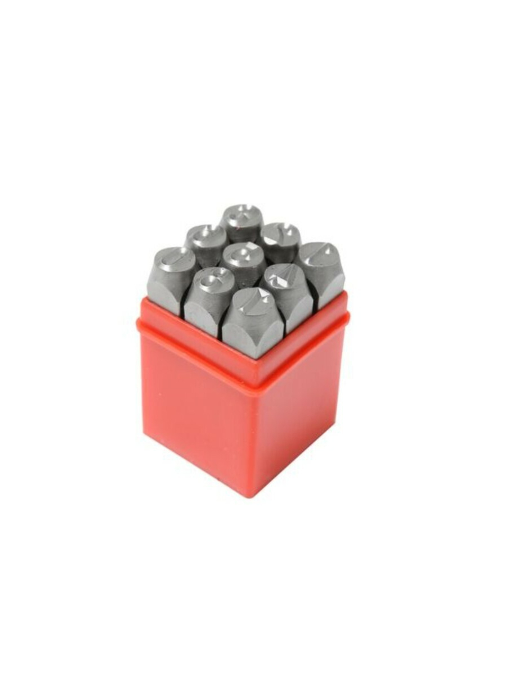 Набор штампов цифровых 10мм, 9пр., в пластиковом футляре RockForce##Rock FORCE RF-00910D