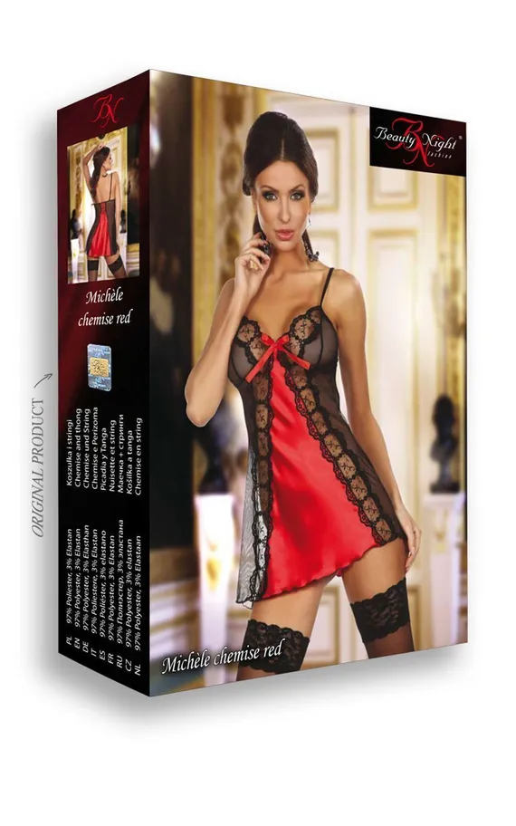 Michele chemise Red