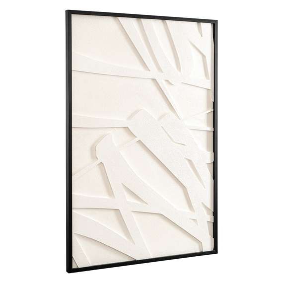 Фактурное панно с эффектом 3D Minimalism, 70х100 см, с черной рамкой