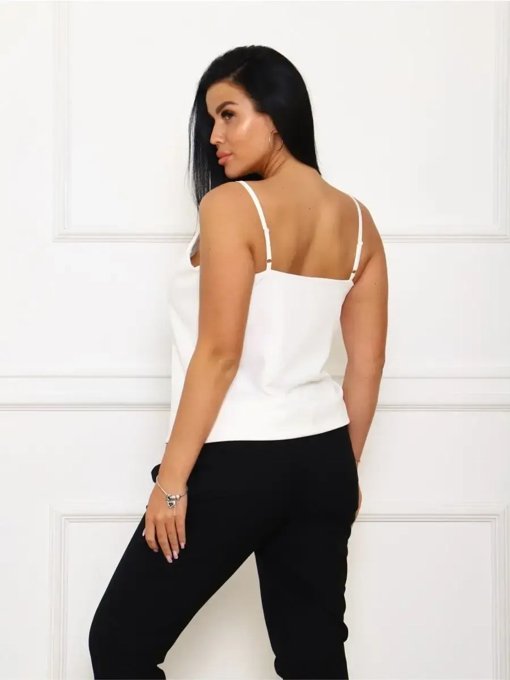 Топ под пиджак в бельевом стиле