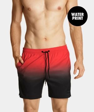 Пляжные шорты мужские Atlantic KMB-210, коралловые