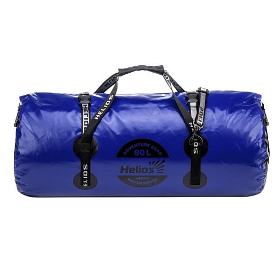 Гермобаул 80 л (ПВХ, синий/черный) (HS-GB-80-BB) Helios