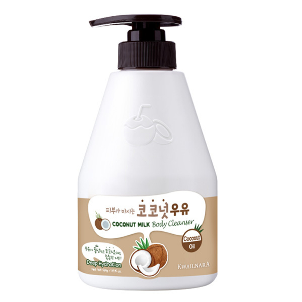 Глубоко увлажняющий гель для душа Кокосовое молоко Coconut Milk Body Cleanser Kwailnara 560г
