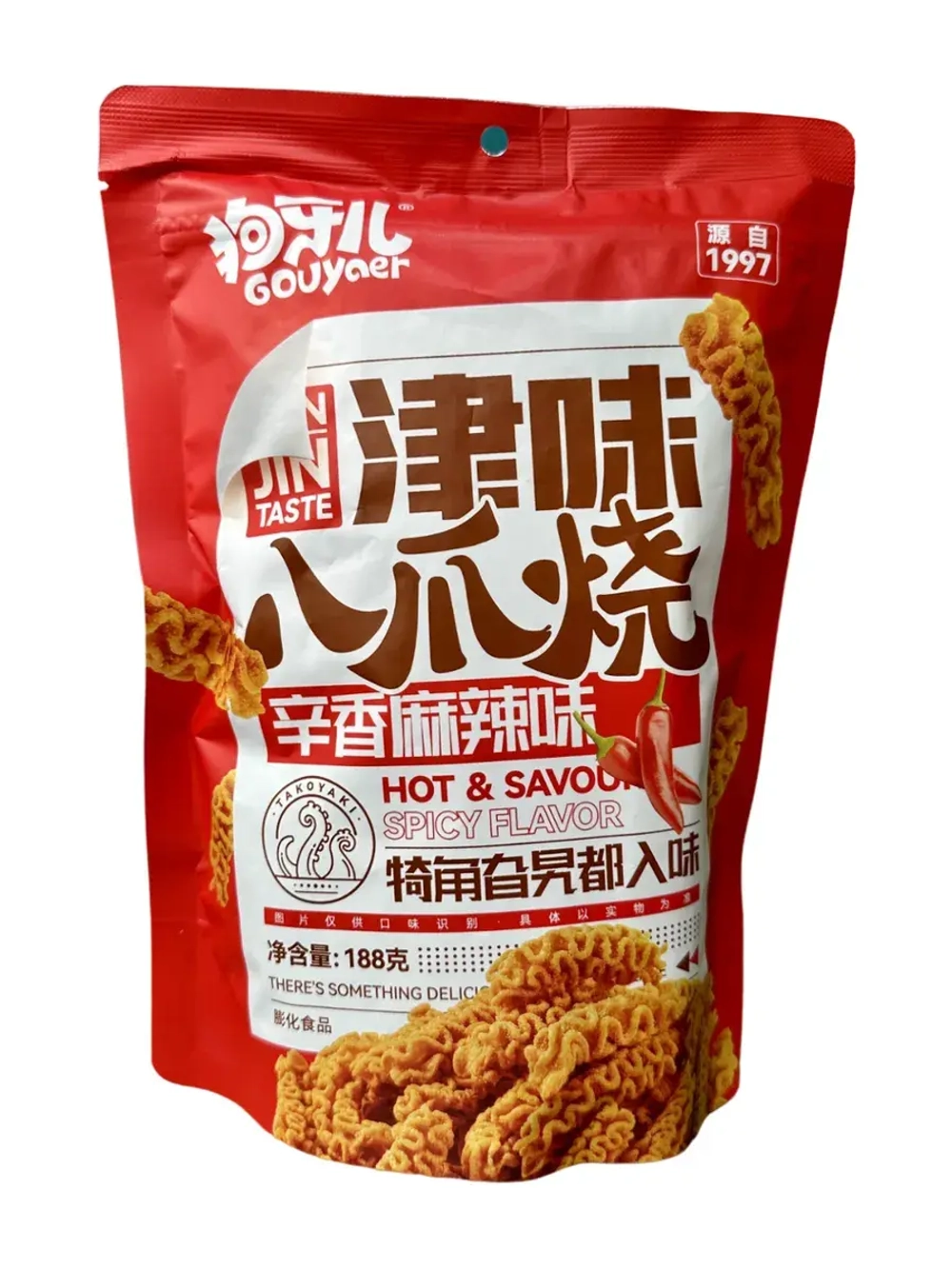 Китайские чипсы острые ассорти вкусов 188 г * 3 шт