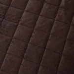 Велюровое покрывало в клетку и две наволочки OVL003