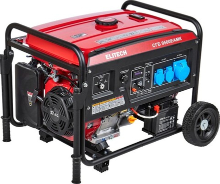 Генератор бензиновый ELITECH СГБ 9500ЕАМК 206107