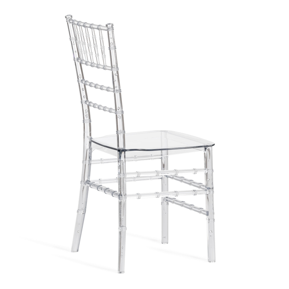Стул CHAVARI (mod. 101) пластик, 40.5 х 49 х 88.5 см, Transparent (Прозрачный)