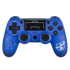 Джойстик беспроводной DualShock №7 для PlayStation 4 с рисунком F.С. (Ярко-синий)