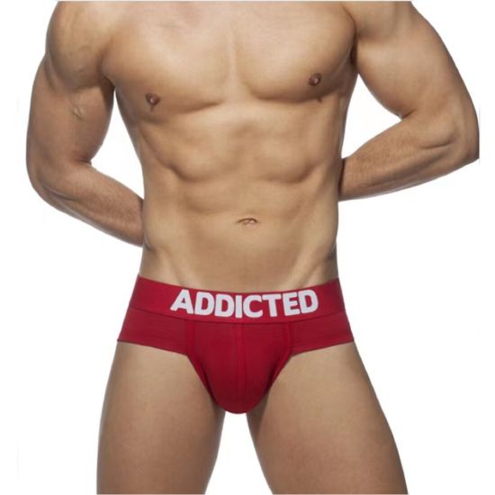 Мужские трусы брифы красные Addicted AD2076-8