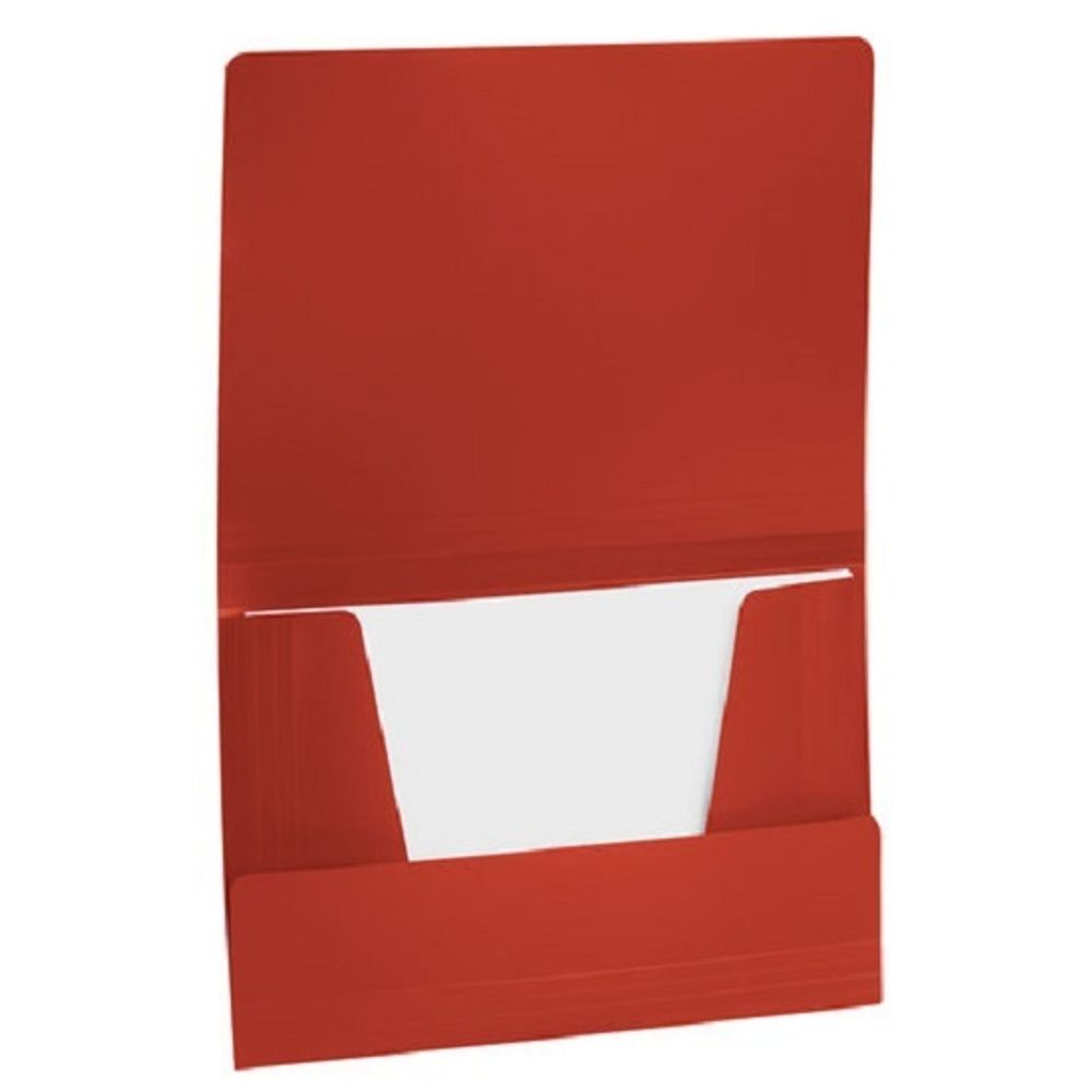 Папка на резинке Brauberg Office, А4, 500мкм, красная