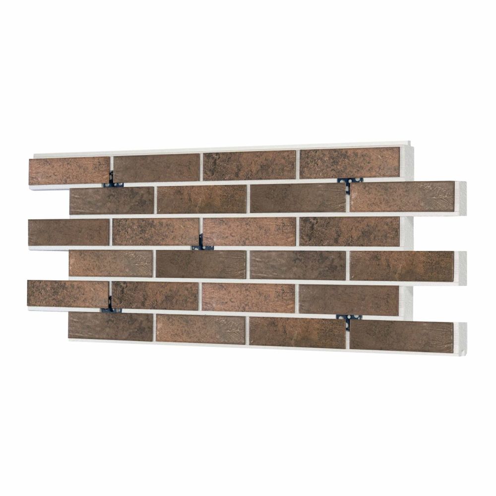 Клинкерная термопанель ППС Керамин Иллинойс 3 Бежевый 1020х455 мм