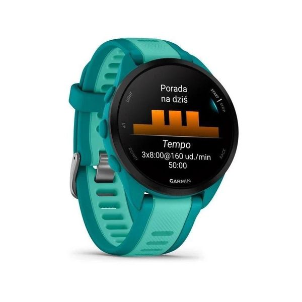 Умные часы Garmin Forerunner 165 Music, Бирюзовый | Turquoise (010-02863-32 | 010-02863-B2)
