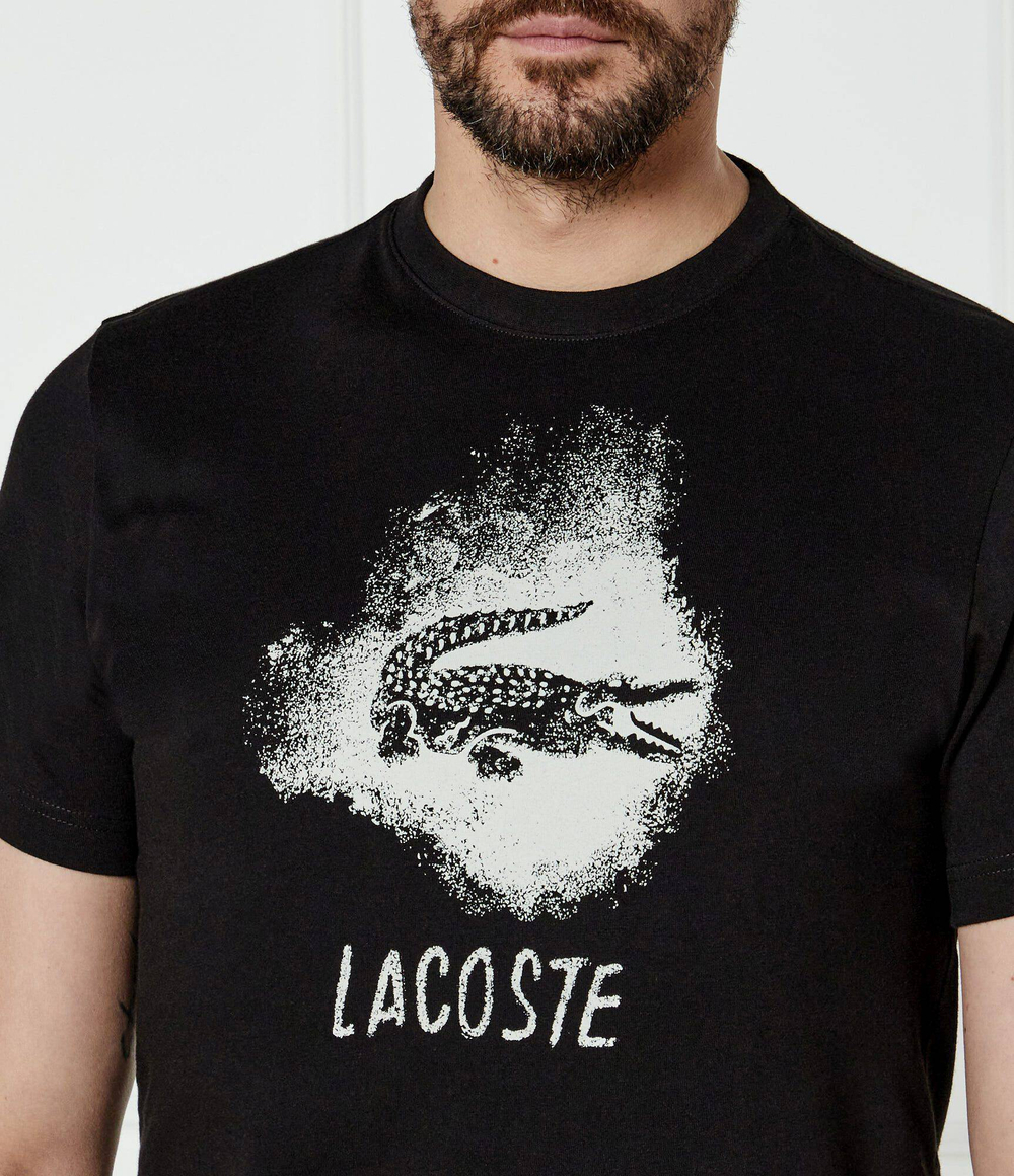 Футболка Ultra Dry Graphic Lacoste - черный(TH8917)