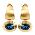 Серьги с Топазом, Эмаль, E0178-52/10