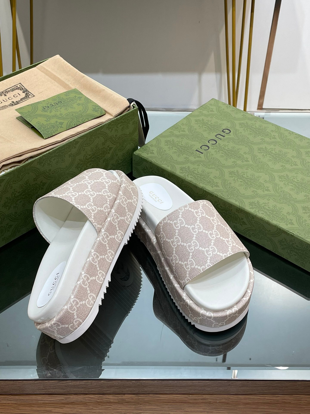 Gucci Platform Slide Sandal