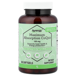 Vitacost, коэнзим Q10 для максимального усвоения, 100 мг, 60 капсул