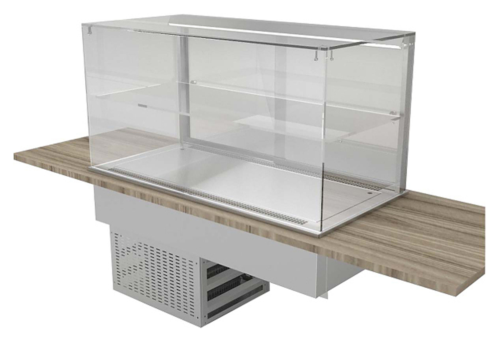 Витрина встраиваемая Gastrolux ВСВ-107/CUBE