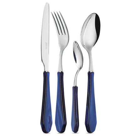 Столовые приборы  Venezia Blue, комплект из 4 предметов