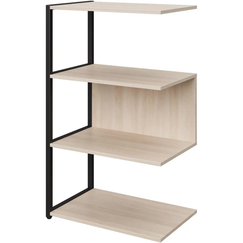 Полустеллаж для документов K-Loft  241H021 645х400х1068 дуб сканд/черный