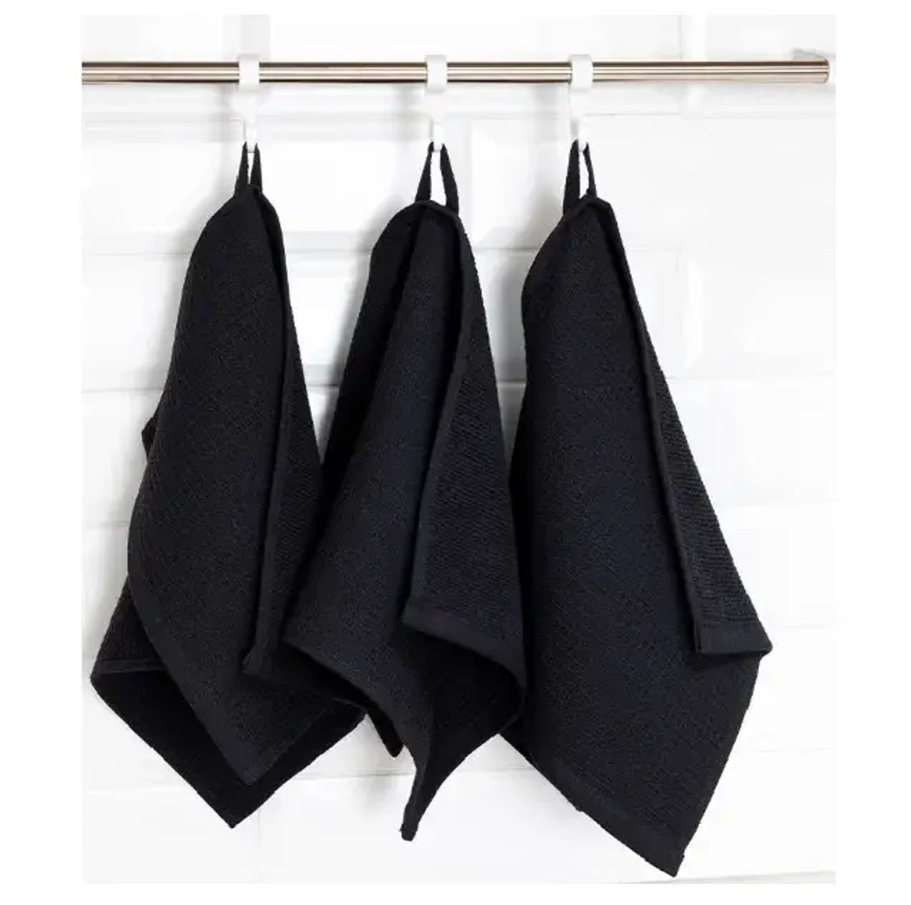 Полотенце кухонное "Лофт" 30х60см цв.графит