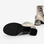 Ботильоны Inga Snake Milky