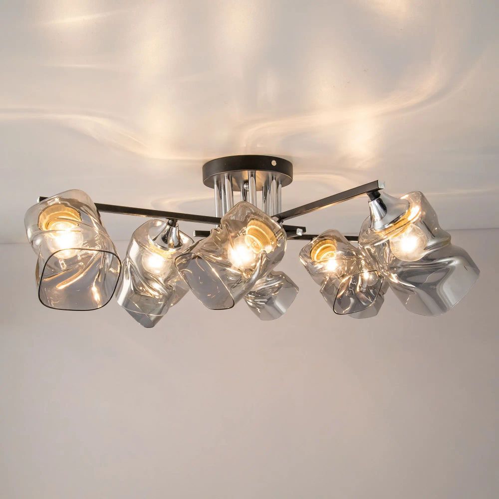 Citilux Клаус CL134185 Люстра потолочная Чёрная