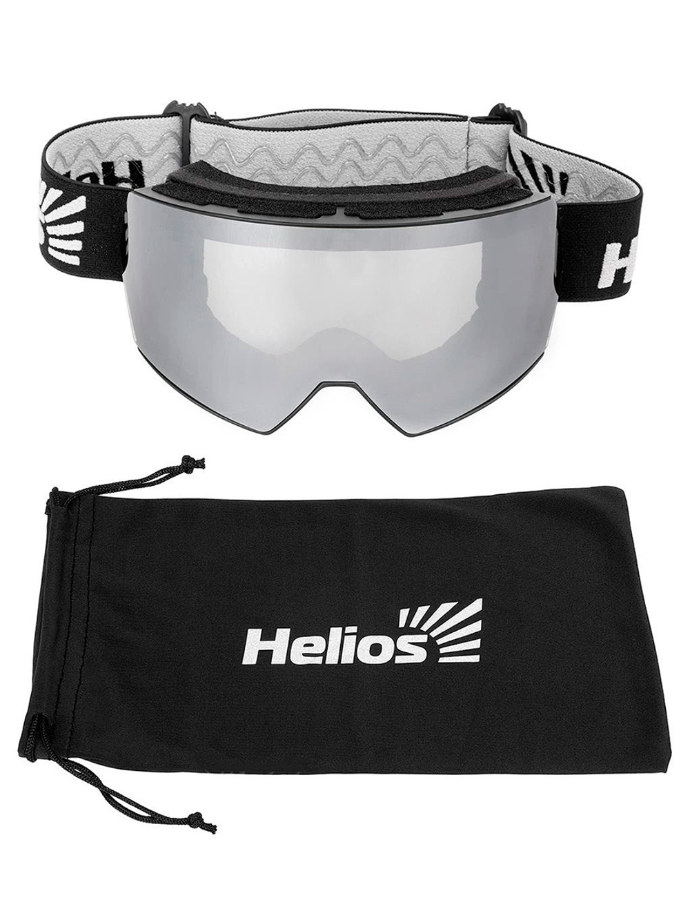 Очки горнолыжные сменные линзы Helios (без футляра) (HS-HX-010-GY)