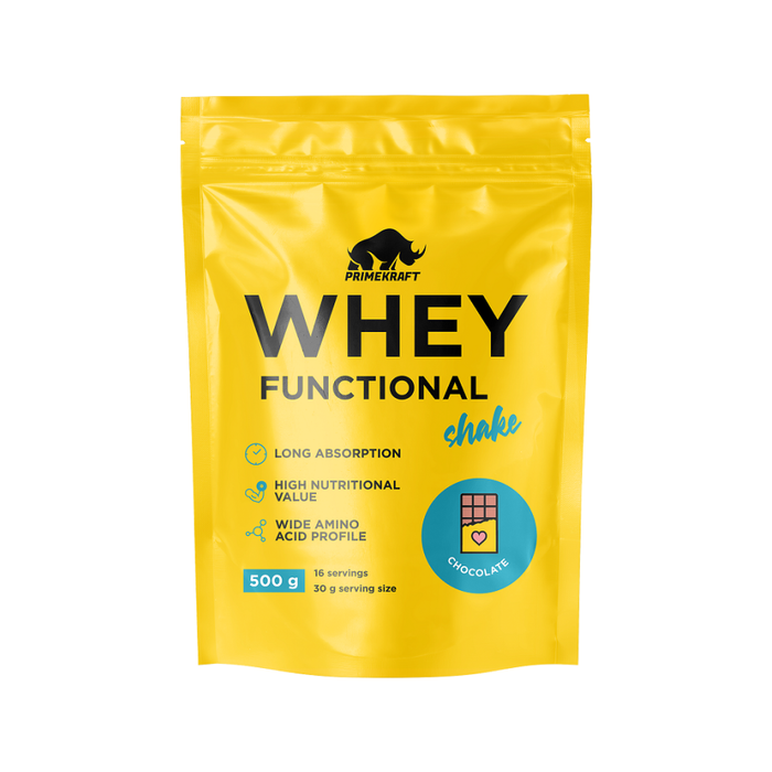 Протеин &quot;Шоколад&quot;, Whey Protein Shake Chocolate, Prime Kraft, 500 г