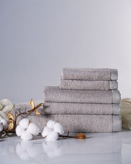 Набор полотенец 5шт Claire Batiste Atelier Adour бежево-серый