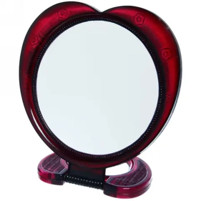 Зеркало настольное «Галантное» круг, подвесное, цвет микс, 16*16см (Стикер на минивл15шт)