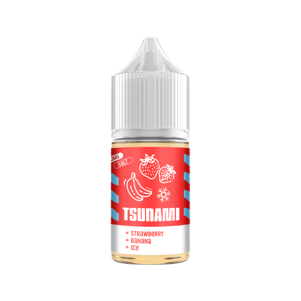 Купить Жидкость Tsunami Salt - Strawberry + Banana + Ice 30 мл