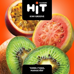 Табак для кальяна BLACKBURN HiT Kiwi Groove  (Киви Грув) с ароматом «киви, гуава, маракуйя», 30г.