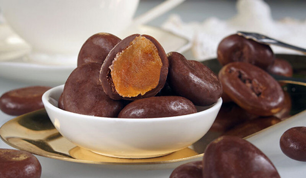 Абрикос в молочной шоколадной глазури РЧК AlbertHof 500г