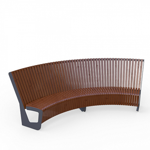 Скамейка Вега радиусная