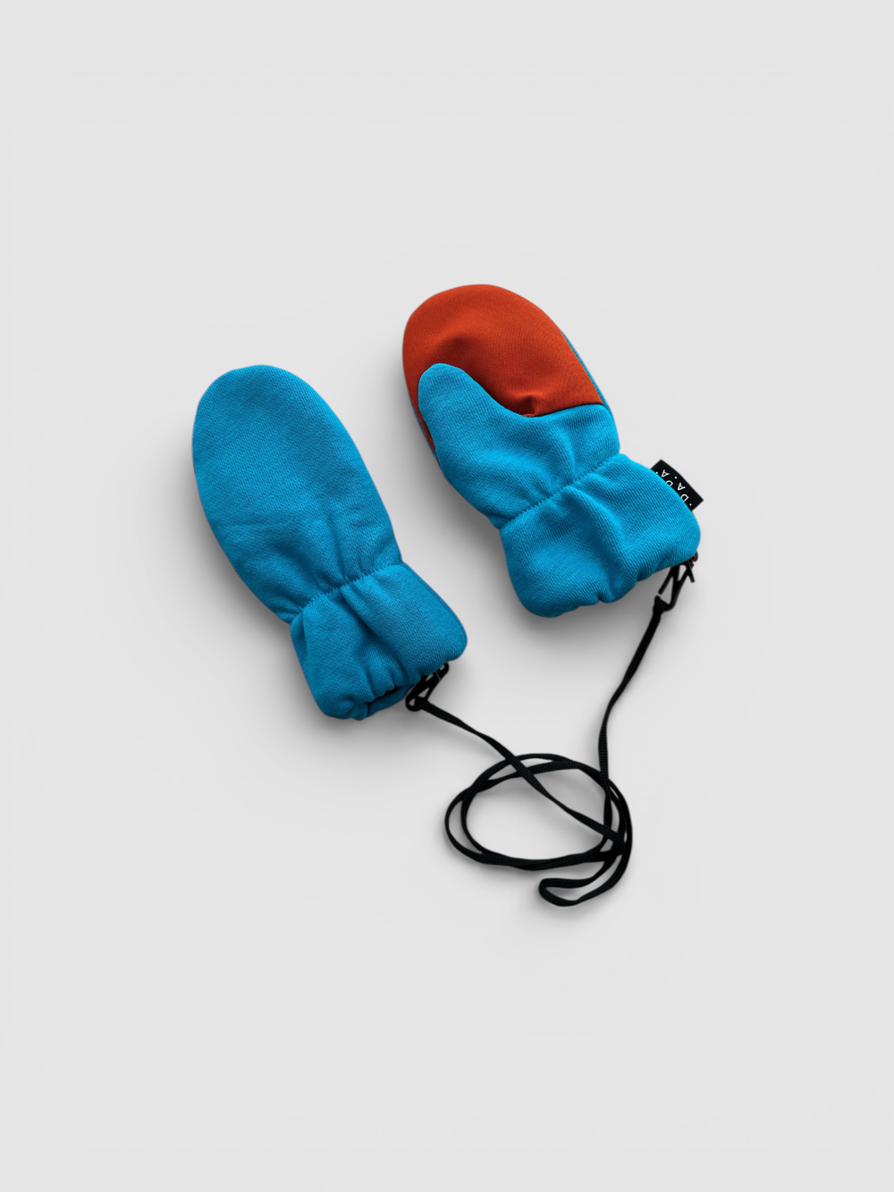 Утепленные варежки (лазурный синий)