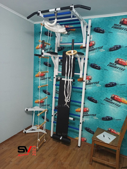 Монтаж шведской стенки Sv Sport в бетонные, кирпичные стены