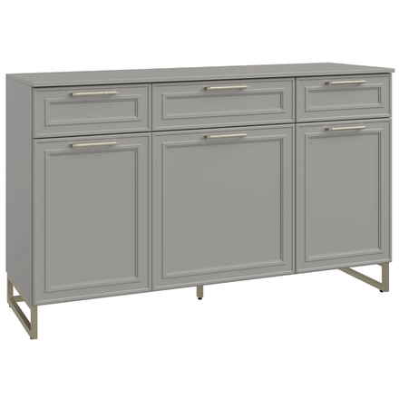 "Montreal серый" KJL-01.FC, Комод 3дв., 3ящ., метал.опоры