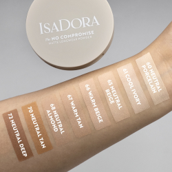 IsaDora The No Compromise Matte Longwear Powder - Матирующая компактная пудра, 8 g