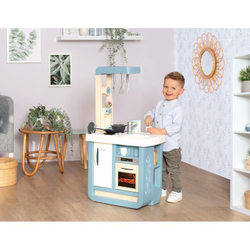 Детская электронная  кухня Bon Appetit с 23 аксессуарами голубая Smoby 310823