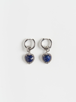 Серьги "Whale Royal Love" silver с лазуритом