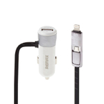 АЗУ 1USB 2.1A 2в1 для Apple 8-pin, micro USB Remax RCC102 (Gold)